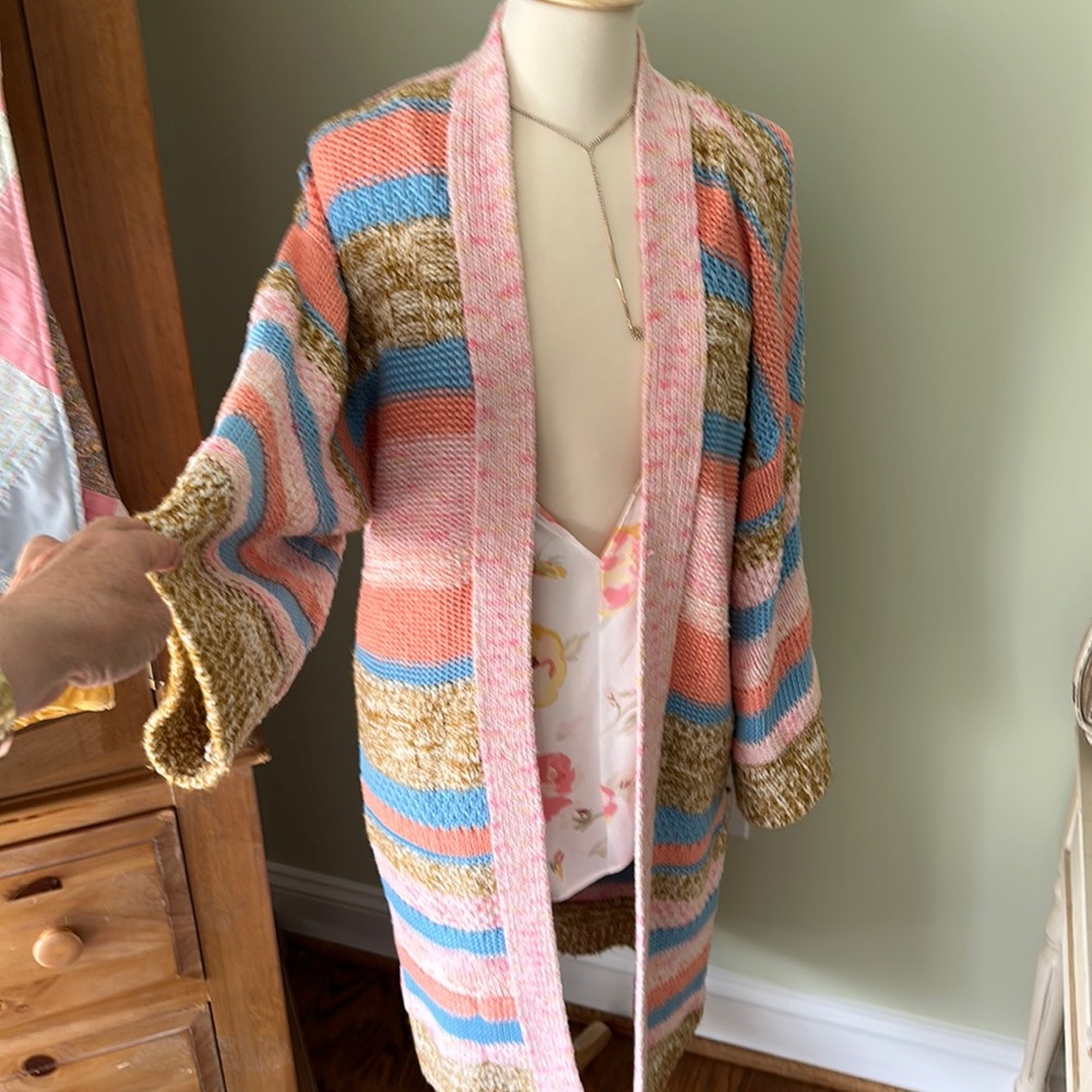 Anthropologie sweater duster🍑💙
